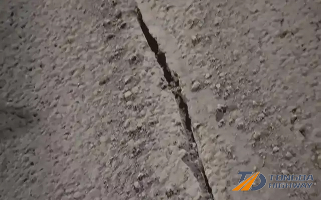 asphalt road cracks